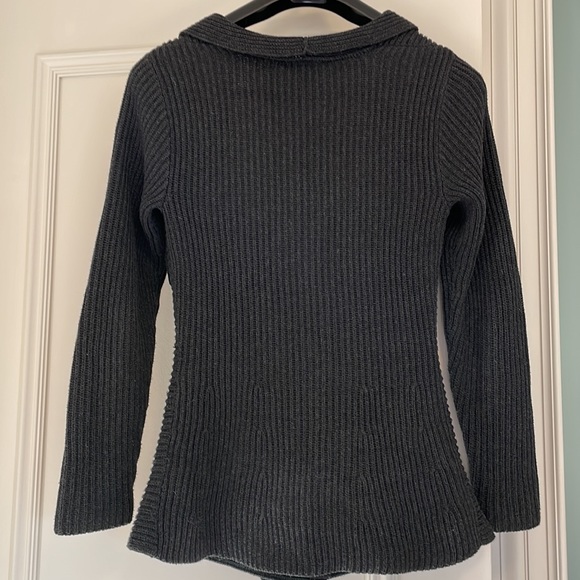 Shawl collar Ralph Lauren sweater with spectacular fitted silhouette - Picture 2 of 3